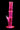 Vertical studio shot of a hot pink DankStop Twisted Straight Tube with Tree Perc against a solid black background.