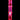 Centered front view of a neon pink DankStop Twisted Straight Tube with Tree Perc against a black background, showing the spiral neck, central tree perc and glass bowl.