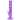 Tall side view of a translucent purple DankStop Twisted Straight Tube with Tree Perc showing its twisted shaft, round base, and clear angled bowl.