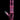 Vertical, studio-lit front view of the pink DankStop Twisted Straight Tube with Tree Perc showing its twisted neck, cylindrical tree perc chamber, and angled joint against a black background