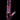 Straight-on studio shot of the pink DankStop Twisted Straight Tube with Tree Perc against a black background, showing its twisted neck, ringed joints, and visible tree perc.