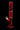 Studio-lit front view of the red DankStop Twisted Straight Tube with Tree Perc against a black background, showing its twisted neck and internal tree perc.