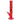Side view of a glossy red DankStop Twisted Straight Tube with Tree Perc showing its flared mouthpiece, raised rings, vertical tree perc chamber, angled joint, and round base.