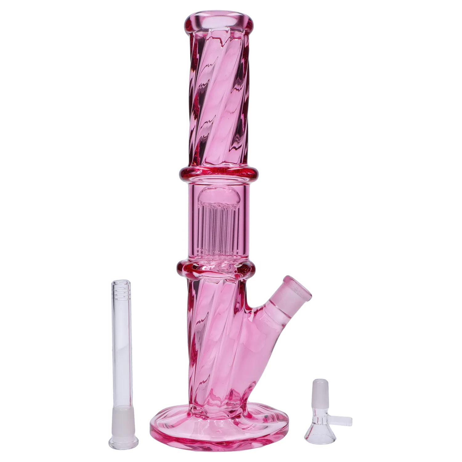 DankStop Twisted Straight Tube with Tree Perc