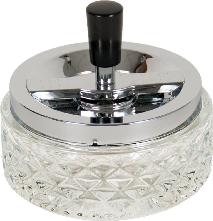 Glass Spinning Ashtray