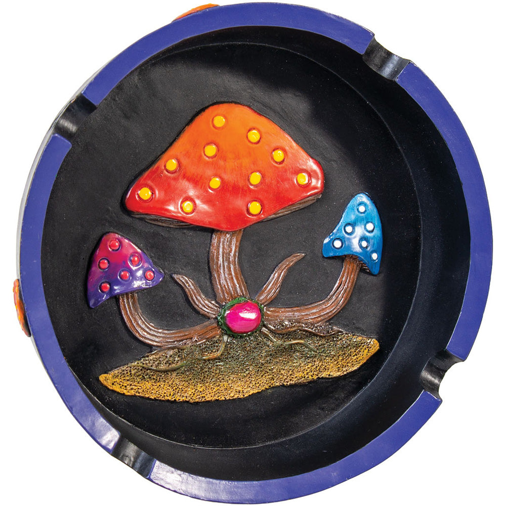 Polyresin Round Mushroom Ashtray