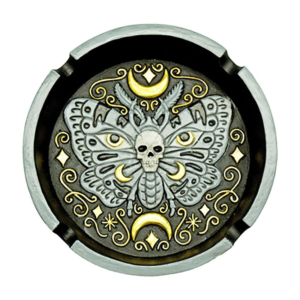 Death's-head Hawkmoth Hand-Painted Ashtray