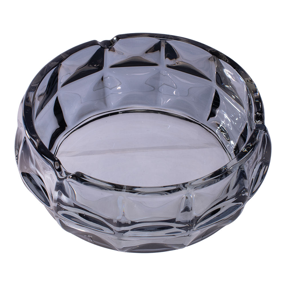 Exquisite Faceted Glass Ashtray