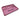 Angled close-up of a speckled pink Blazy Susan Hemp Plastic Rolling Tray - Pink showing molded wells, grooves, and the logo.