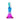 Front view of the Aurelia Mini Rig, showcasing its vibrant purple and blue gradient glass construction.