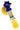 Primate Glass Primate Glass Frit Striped Ring Hammer Bubbler “Glass Parade” – 8½″ – Assorted Colors