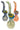 Primate Glass Primate Glass Silver Fumed Frit Sherlock Bubbler “Frit Wizard” – 6½″ – Assorted Colors