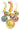 Primate Glass Primate Glass Silver Fumed Frit Sherlock Bubbler “Frit Wizard” – 7″ – Assorted Colors
