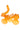 Primate Glass Primate Glass Gold Fumed Triple-Chamber Sherlock Glass Bubbler “Tri-Stack” – 7″