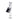 A studio shot of the Famous X One Hitter, a clear glass one-hitter pipe angled slightly against a plain white background.
