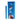 Front view of the Famous Design Aquarius Aluminum Dugout, a blue, cylindrical object presented on a white background.