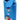 Front view of the Famous Design Aquarius Aluminum Dugout, a metallic blue, rectangular case with a rounded top.