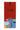 Front view of the Famous Design Aquarius Aluminum Dugout, showcasing a colorful, geometric pattern on a sleek, metallic surface.