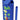 Front view of the Famous Design Privilege Aluminum Dugout, a blue metal case with a cylindrical compartment visible on the right.