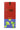 Front view of the Famous Design Privilege Aluminum Dugout with a vibrant, abstract splash of green paint.
