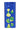 Front view of the Famous Design Privilege Aluminum Dugout, showcasing its metallic blue finish and simple, cylindrical form.