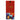 Front view of the Famous Design Papaya Aluminum Dugout with a colorful, patterned design against a dark backdrop.