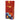 Front view of the Famous Design Papaya Aluminum Dugout, showing a colorful, patterned exterior with branding details.