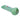 Angled close-up of the Wido 4" Sour Diesel Hand Pipe - Milky Green showing its glossy pale green finish and small colorful character decals.
