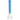 A front view of the 16" Extraterrestrial Color Sleeve Glass Beaker Bong, featuring a blue-sleeved design and clear glass construction.