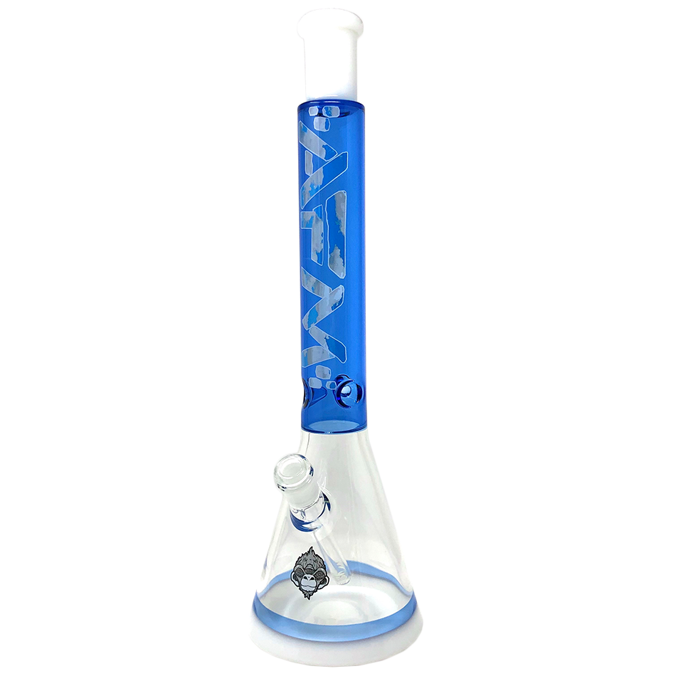 18" Cloud Double Color Beaker Bong