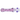 Side view of a clear glass DankStop Frit Cone One Hitter - 3 in. with a pink frit core and small purple glass dots near the mouthpiece.