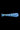 Side profile of the DankStop Piped and Fumed One Hitter - 3 in. showing a clear glass tube with blue-and-white spiral cane decoration against a black background