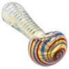 Dankstop Engraved Fumed Spoon Pipe - 3 in.