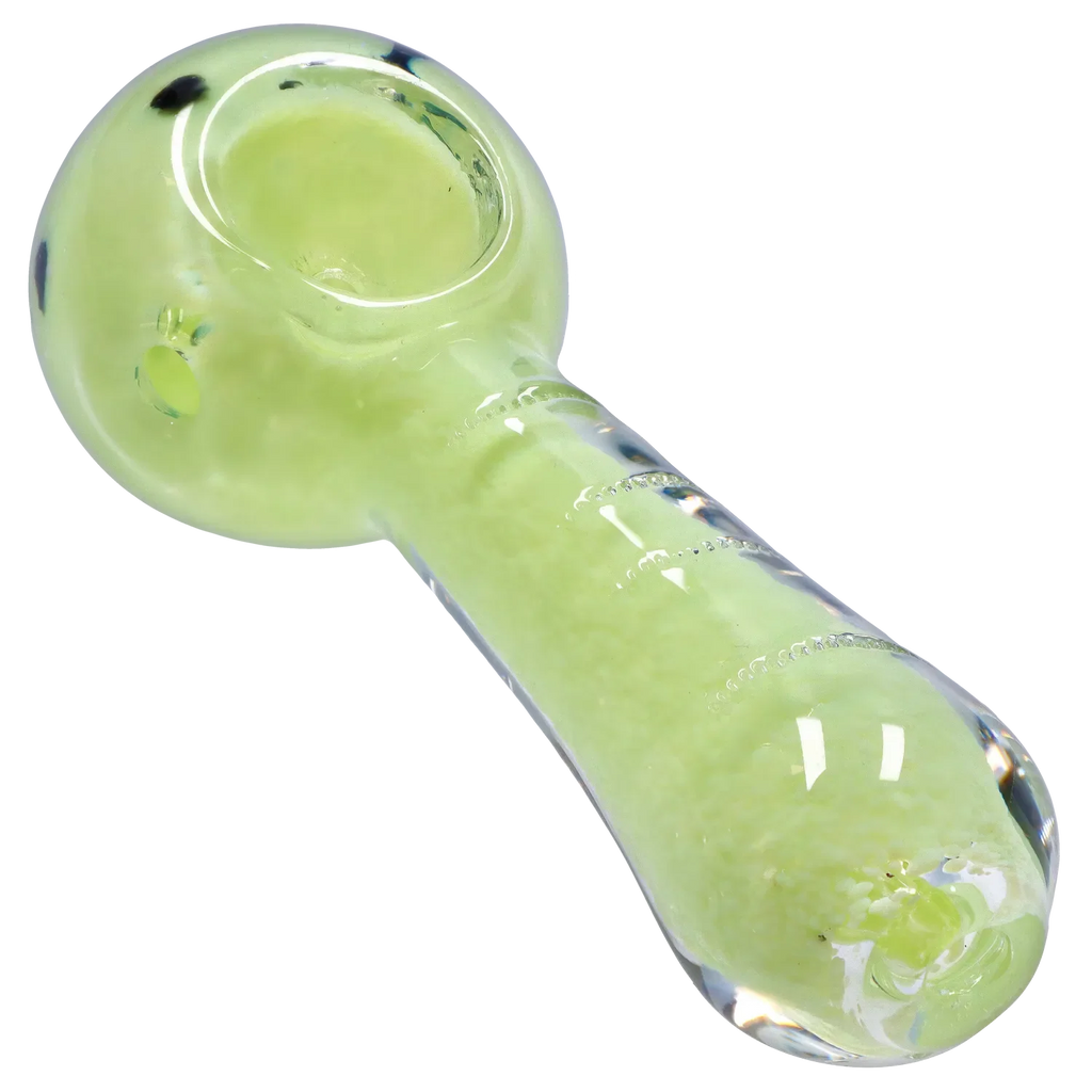 DankStop Frit Marble Rim Pastel Spoon Pipe - 3.5 in.