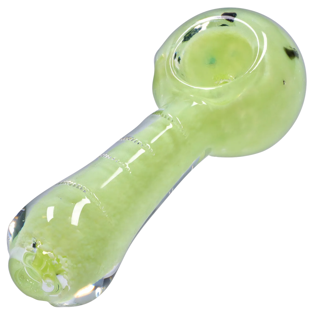 DankStop Frit Marble Rim Pastel Spoon Pipe - 3.5 in.