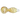 Side view of the yellow-tinted DankStop Frit Fumed with Piping Spoon Pipe - 2.5 in. showing a rounded bowl, twisted ribbed neck, and swirled red and blue accents.