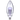 Centered front view of the DankStop Egg with Tree Perc Nectar Collector - 14mm, showing a clear teardrop glass body with a purple-tinted tree percolator and a metal tip against a neutral background