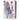 Three-quarter front view of the boxed DankStop Egg with Tree Perc Nectar Collector - 14mm showing a blue tree-perc glass piece visible through a teardrop window and a metal tip accessory in a white and purple package.