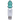 Centered close-up of the DankStop Mini Mosque Nectar Collector - 10mm showing a teal bulbous mouthpiece atop a clear percolated glass chamber against a neutral striped background