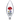 Front view of the DankStop Egg with Mushroom Perc Nectar Collector - 14mm showing a clear teardrop glass chamber with a large red-and-white spotted mushroom and two smaller yellow and blue mushrooms inside.