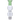 Centered vertical close-up of the DankStop New Fire Falcon Nectar Collector - 14mm showing its clear glass chamber stack with a green mouthpiece against a pale striped background