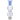 Centered close-up of the DankStop New Fire Falcon Nectar Collector - 14mm showing its clear multi-chamber glass body with a frosted pale blue mouthpiece against a soft gray striped background