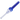 A straight-on view of the Dankstop Glass Straw, showing the clear glass tube with a rounded tip and smooth, minimalist design.
