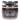 Close-up front view of the DankStop Dankstop Glossy 3-Stage Grinder - 62mm showing its clear middle chamber, textured silver top and a wood-toned lower body with a small window.