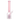 Center-frontal view of the DankStop Color Tube & Tree Perc Rounded Beaker Bong - 10.5 in. showing its tall pink tube neck and internal tree percolator inside a clear rounded beaker.