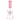 Front-facing view of the DankStop Color UFO Perc Beaker Bong - 8.5 in. showing a pink-tinted straight neck rising from a clear glass beaker base.