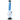 A front view of the 12-inch JM Plastics Flame Bubble Base Acrylic Water Pipe, showing a clear acrylic tube with flame designs.