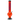 A front view of the 12-inch JM Plastics Flame Bubble Base Acrylic Water Pipe, showcasing its vibrant, flame-patterned design.