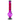 Front view of the 12-inch JM Plastics Flame Bubble Base Acrylic Water Pipe, displaying a vibrant purple hue with flame graphics.