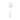 Front view of the Baseball Bat Terp Slurper Set, resembling a baseball bat in a simple, white design.